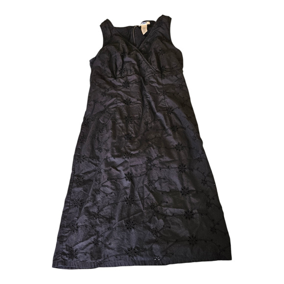 Old Navy Size 6 Black Sleeveless Zip Closure Dress - Picture 1 of 9